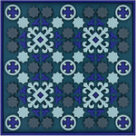 Vagabonde Broderie Lin Coaster