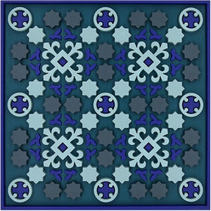 Vagabonde Broderie Lin Coaster