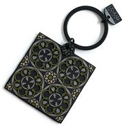 Stone Rosace Keyring