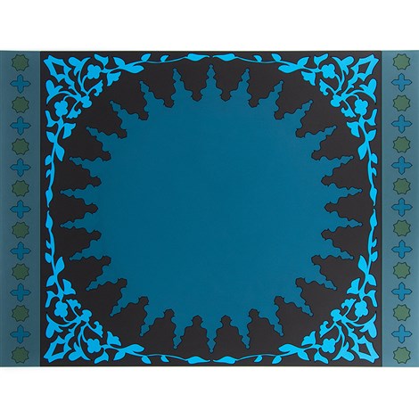 Mosaic Blue Placemat