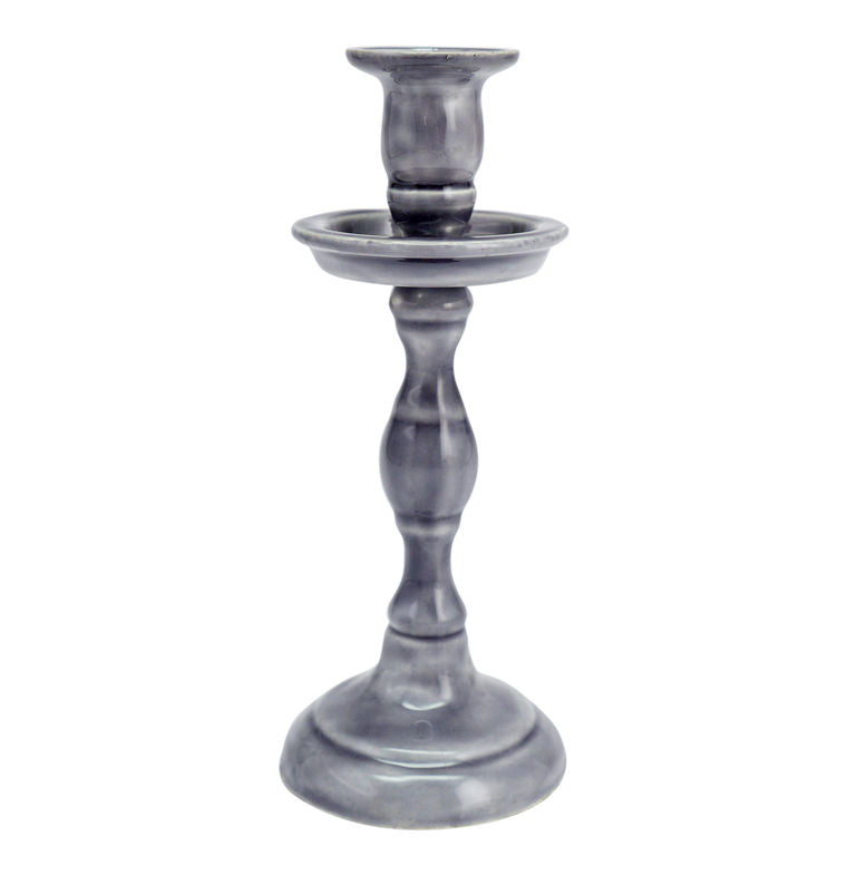 Grey Empire Candle Holder