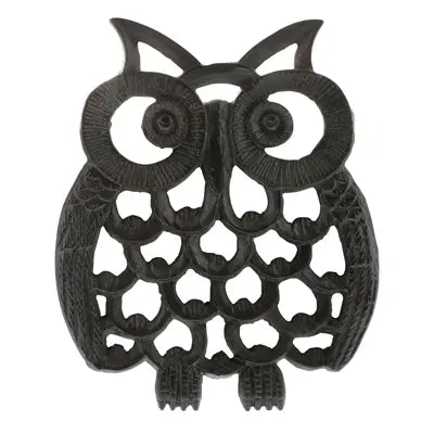 Cast Iron Owl Trivet