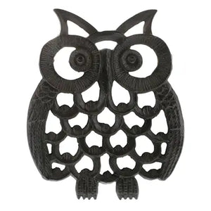 Cast Iron Owl Trivet
