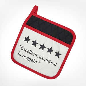 Excellent, Would Eat Here Again Potholder
