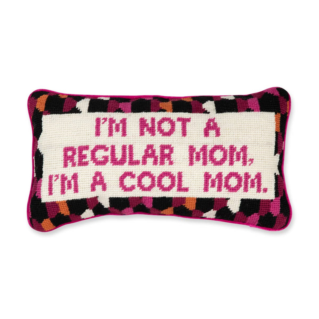 Cool Mom Needlepoint Pillow