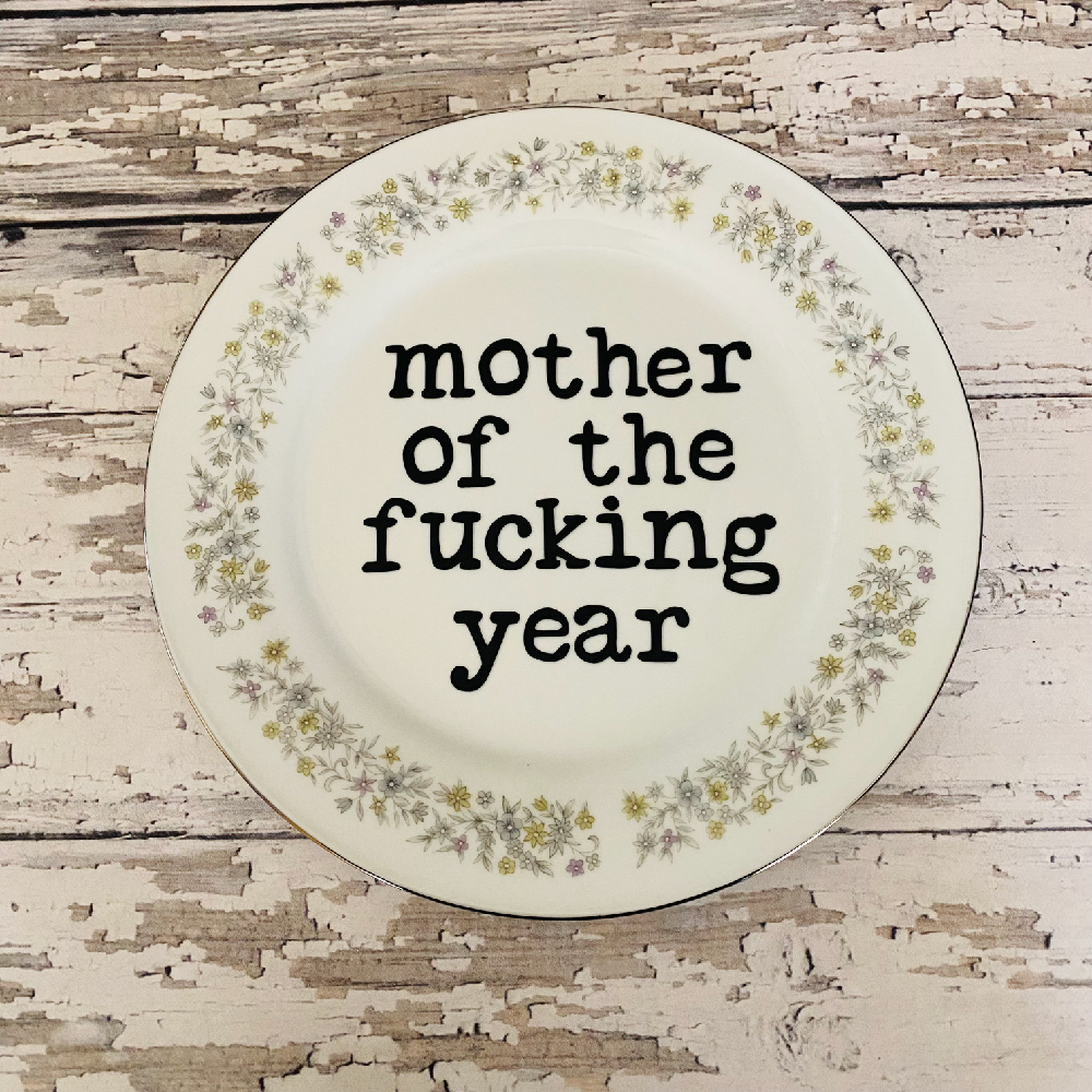 Mother of the Year Plate