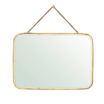 Estelle Brass Mirror, Horizontal