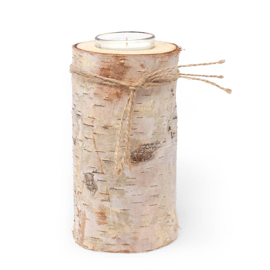 9" Natural Birch Votive Candle