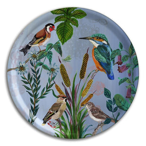Kingfisher Round Tray