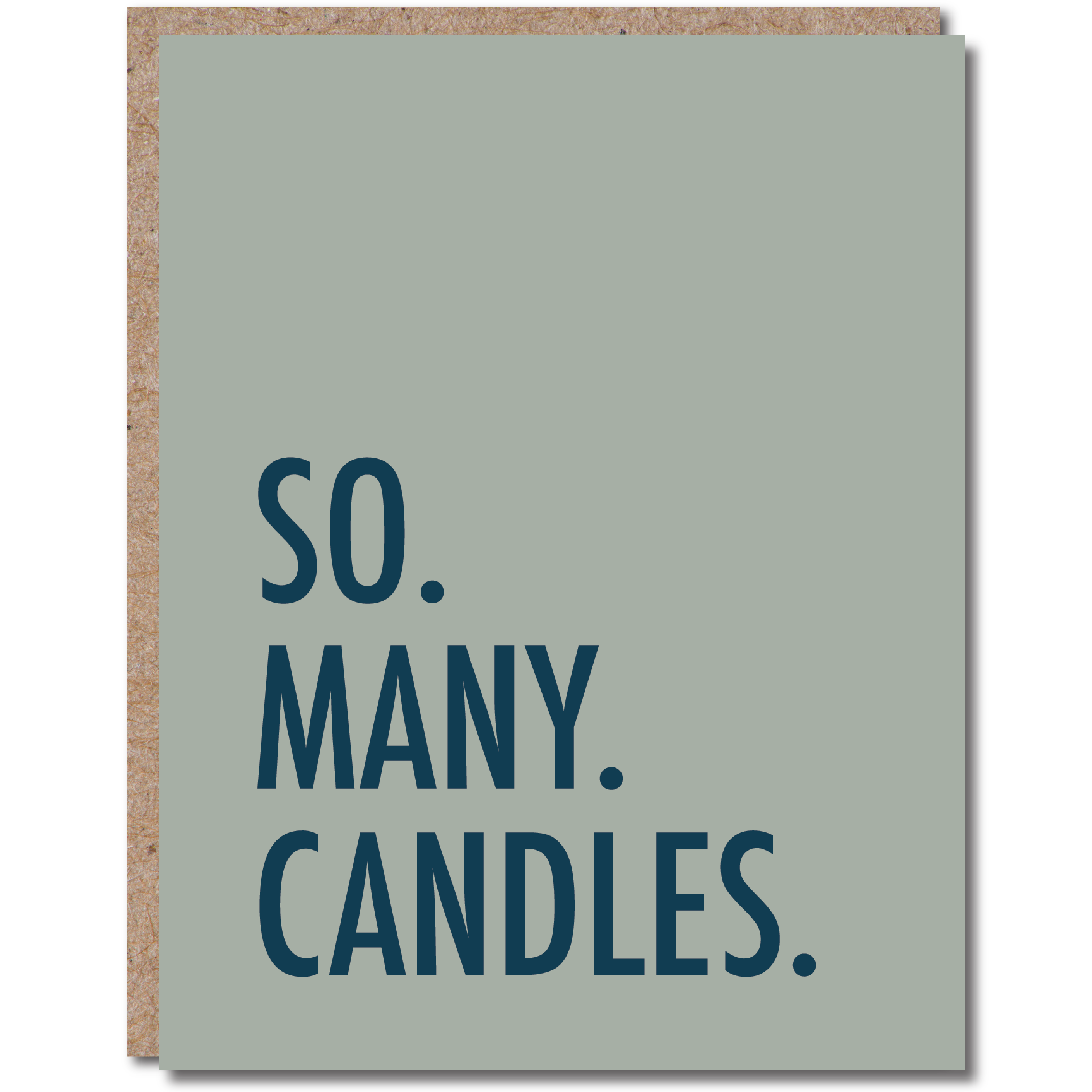 So Many Candles Birthday Card