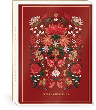 Holiday Boxed Cards, Christmas Garden
