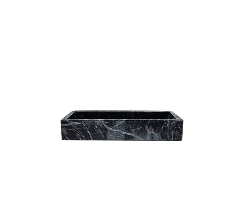 Belle de Provence M/L Black Marble Tray