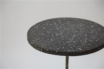 Terrazzo Marble Top Side Table