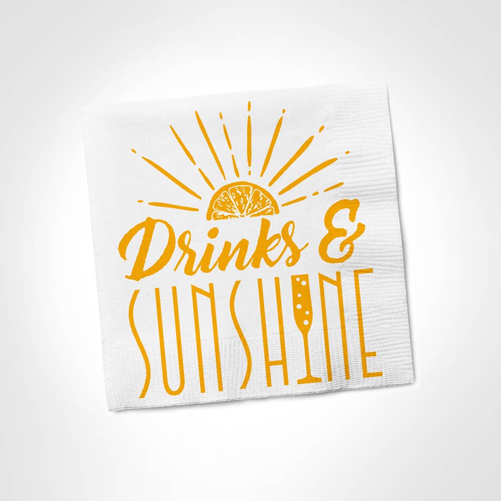 Drinks And Sunshine Napkins