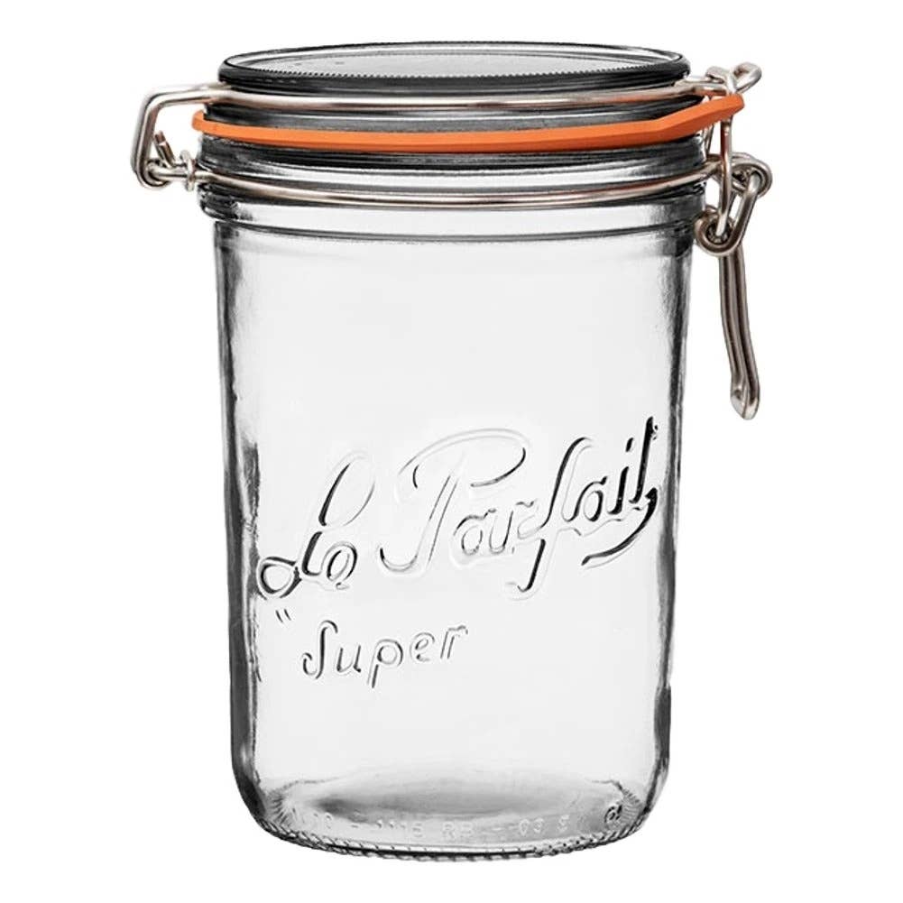 1L French Glass Preserving Jar
