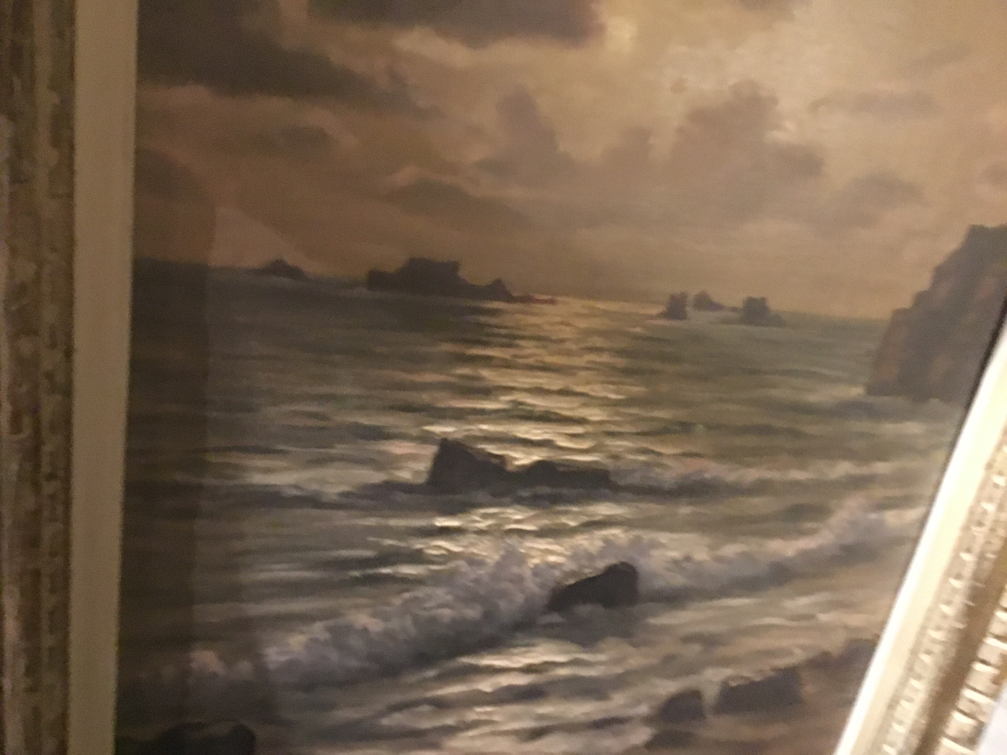 Ocean Scene Oil on Canvas