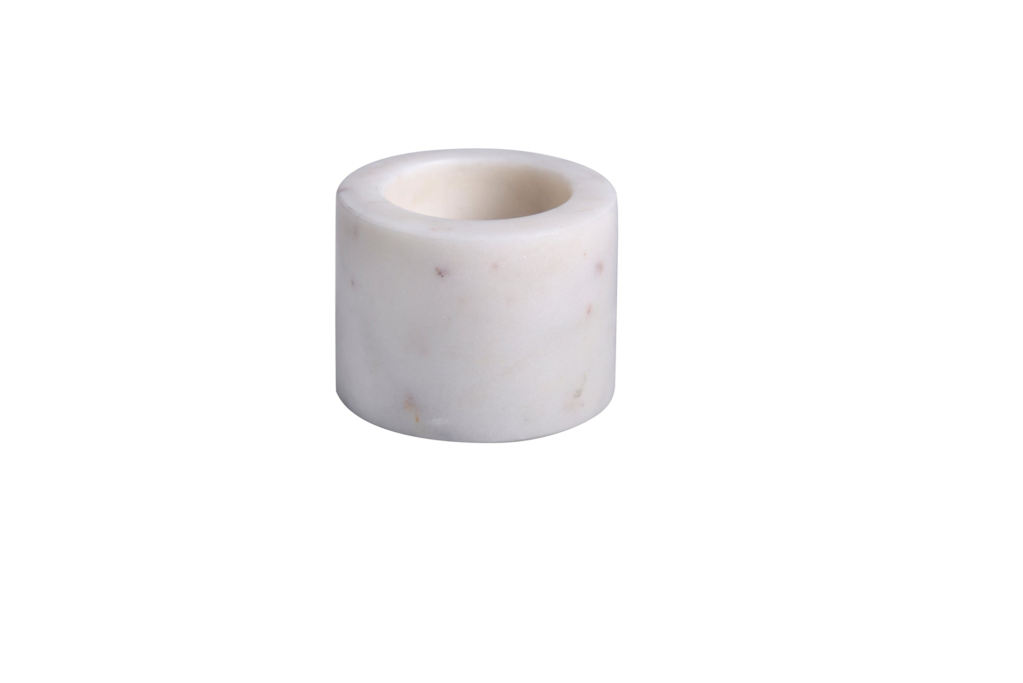 Marble Votive Holder, White