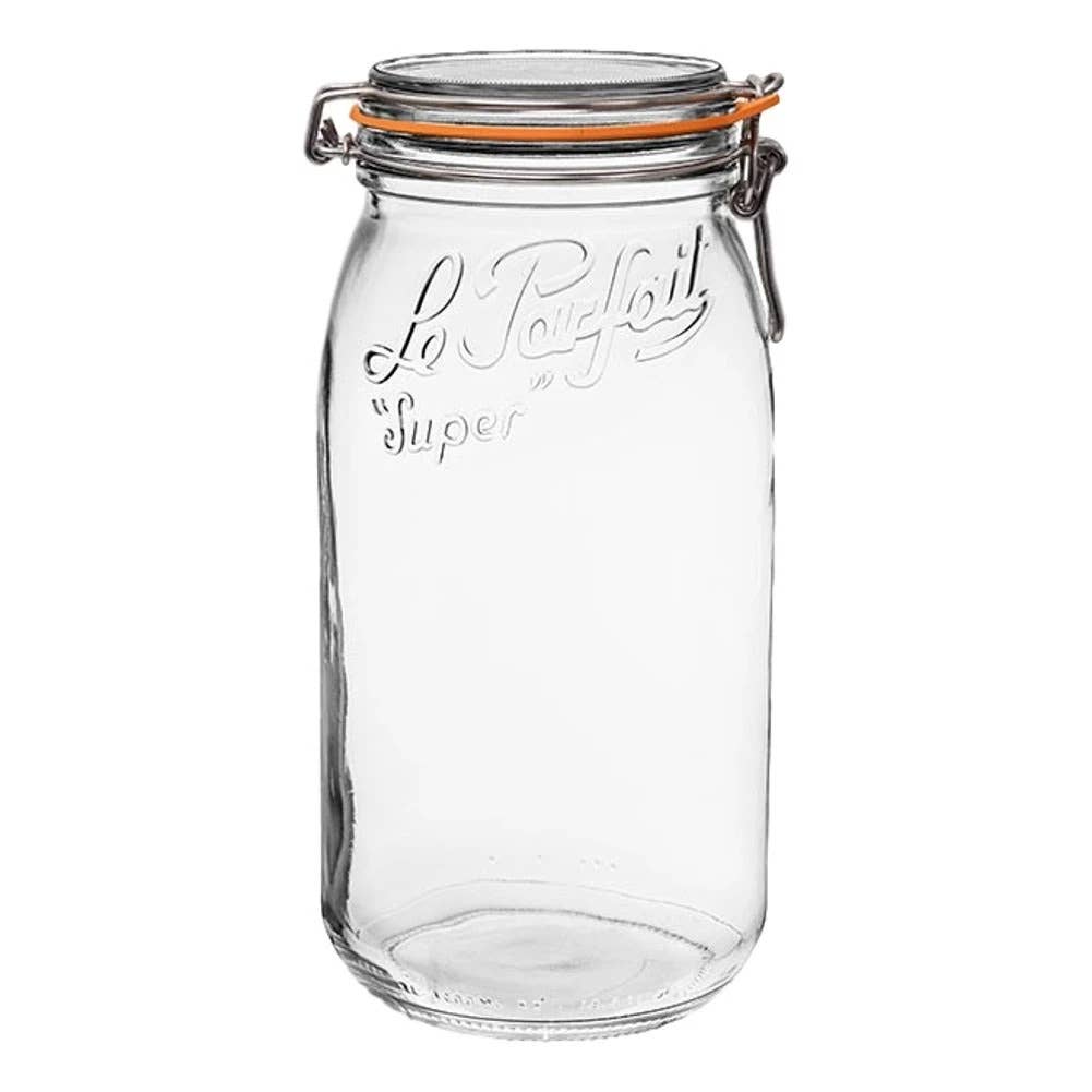 3L French Glass Storage Jar