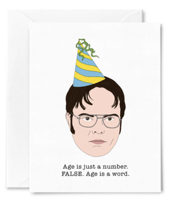 Dwight Age is Just a Number Card