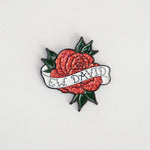 Ew, David Glitter Rose Pin