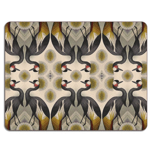 Crested Crane Table Mat