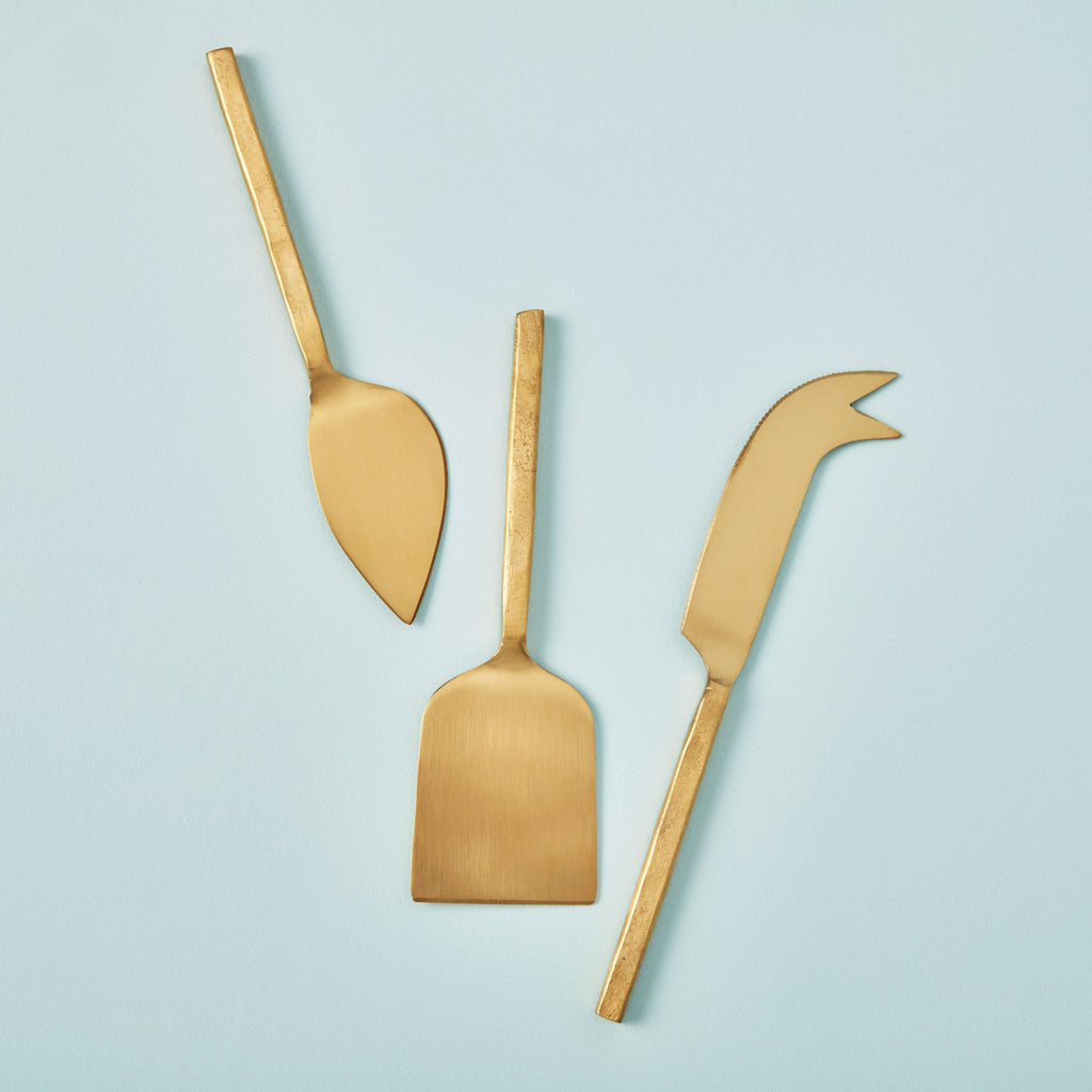 Forged Gold Cheese Set of Three