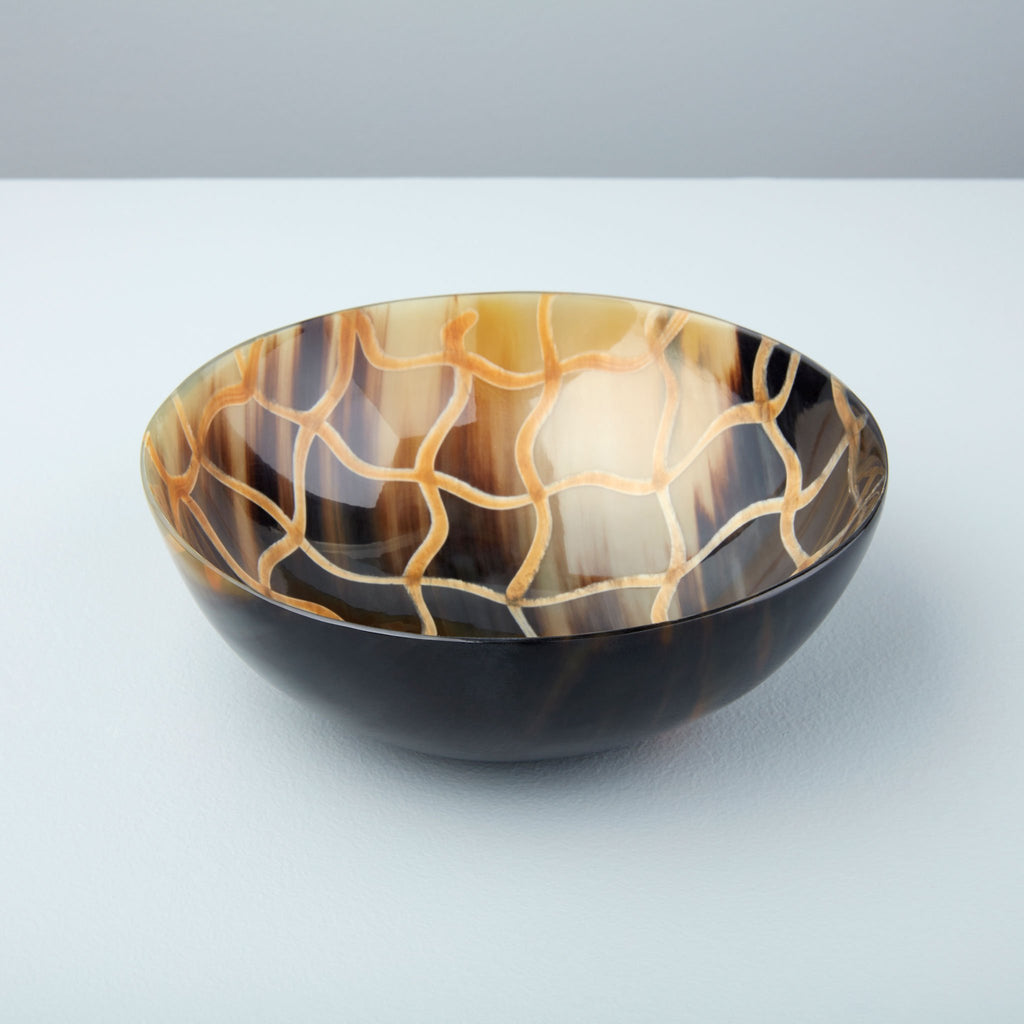 Fishnet Horn Bowl, Large