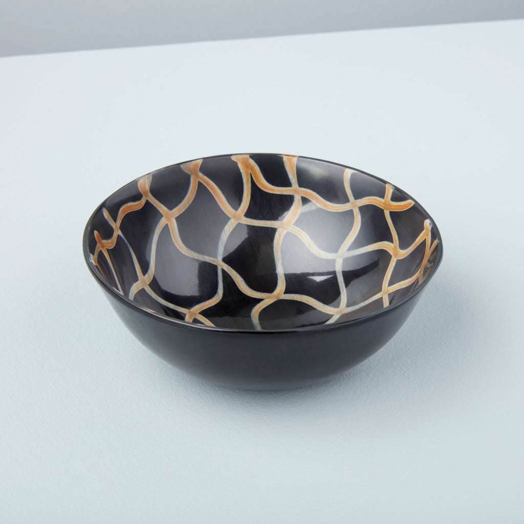 Fishnet Horn Bowl, Medium