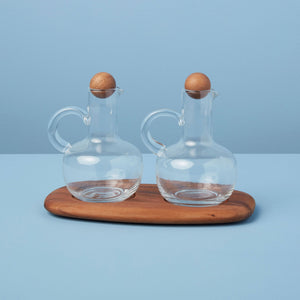 Acacia Oil & Vinegar Set of Two
