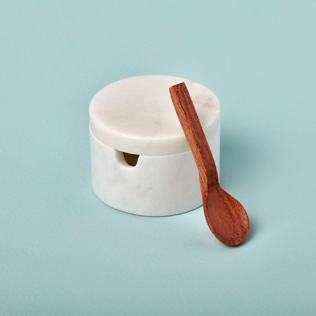 White Anzio Cellar, Wood Spoon