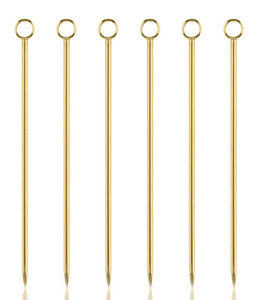 Gold Cocktail Pick Set