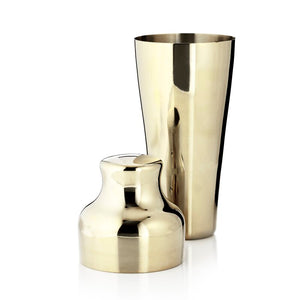 French-Style Gold Cocktail Shaker
