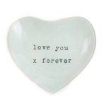 Love You Forever Decoupage Plate