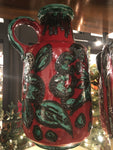 West German, Floral Jug Vase