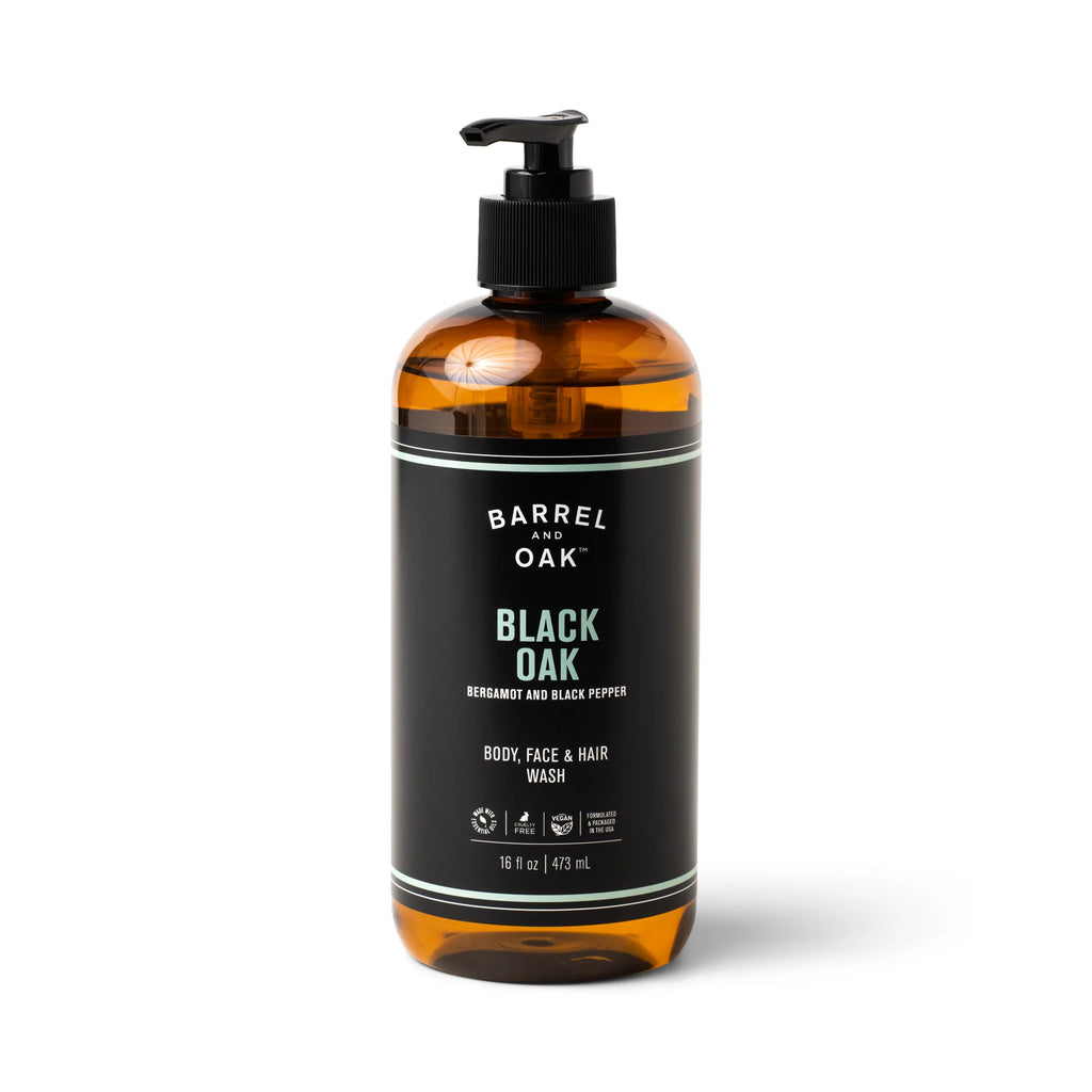All-In-One Body Wash, Black Oak