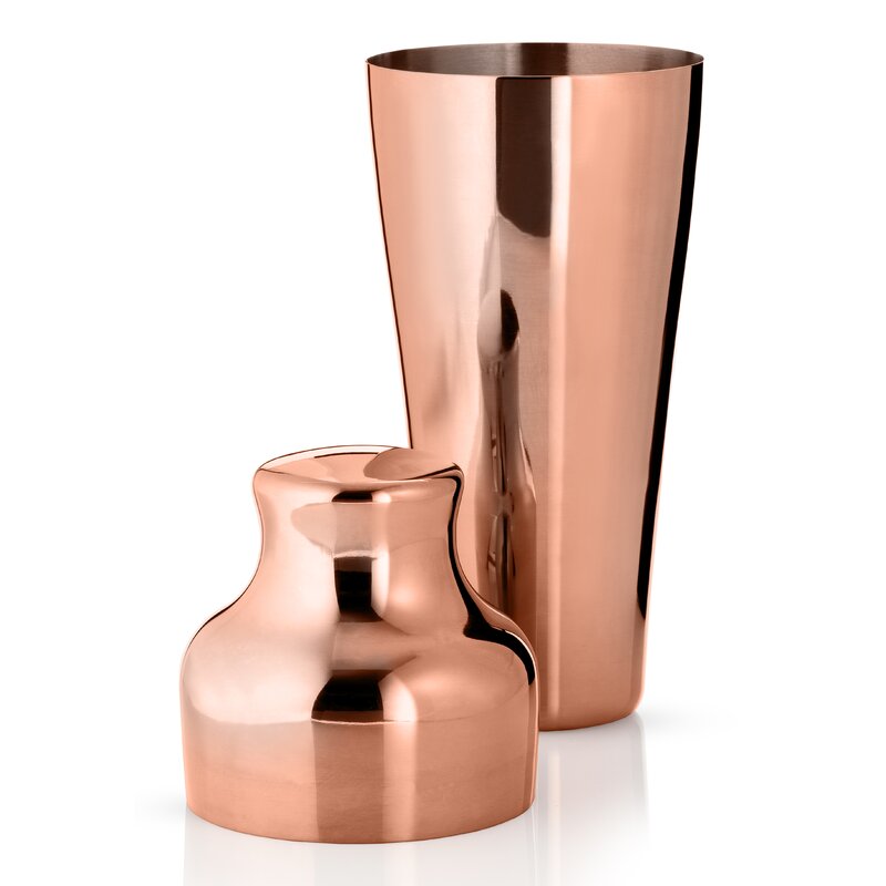French-Style Copper Cocktail Shaker