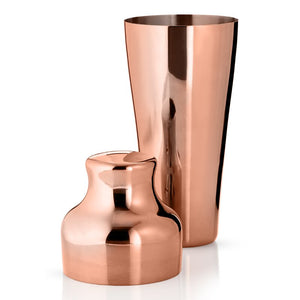 French-Style Copper Cocktail Shaker