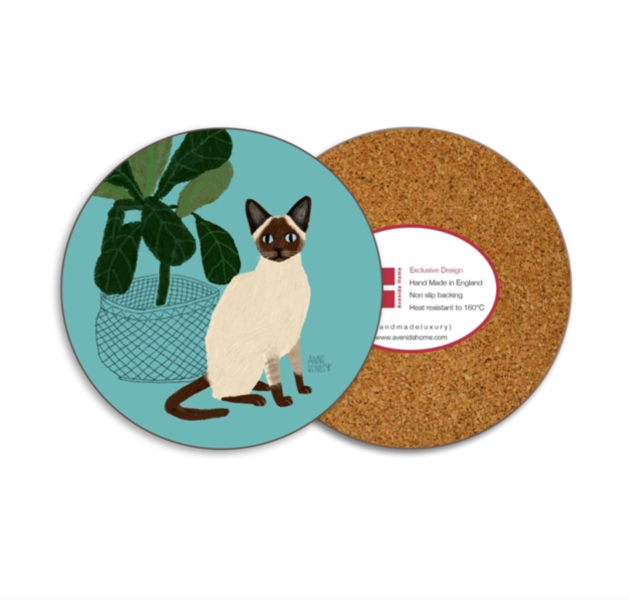 Siamese Cat Coaster