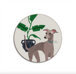 Whippet Dog Coaster