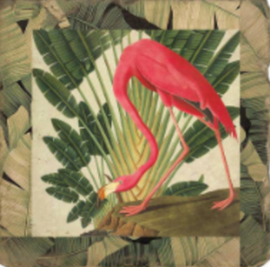 Flamingo And Frond Coaster