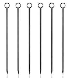 Gunmetal Black Cocktail Pick Set