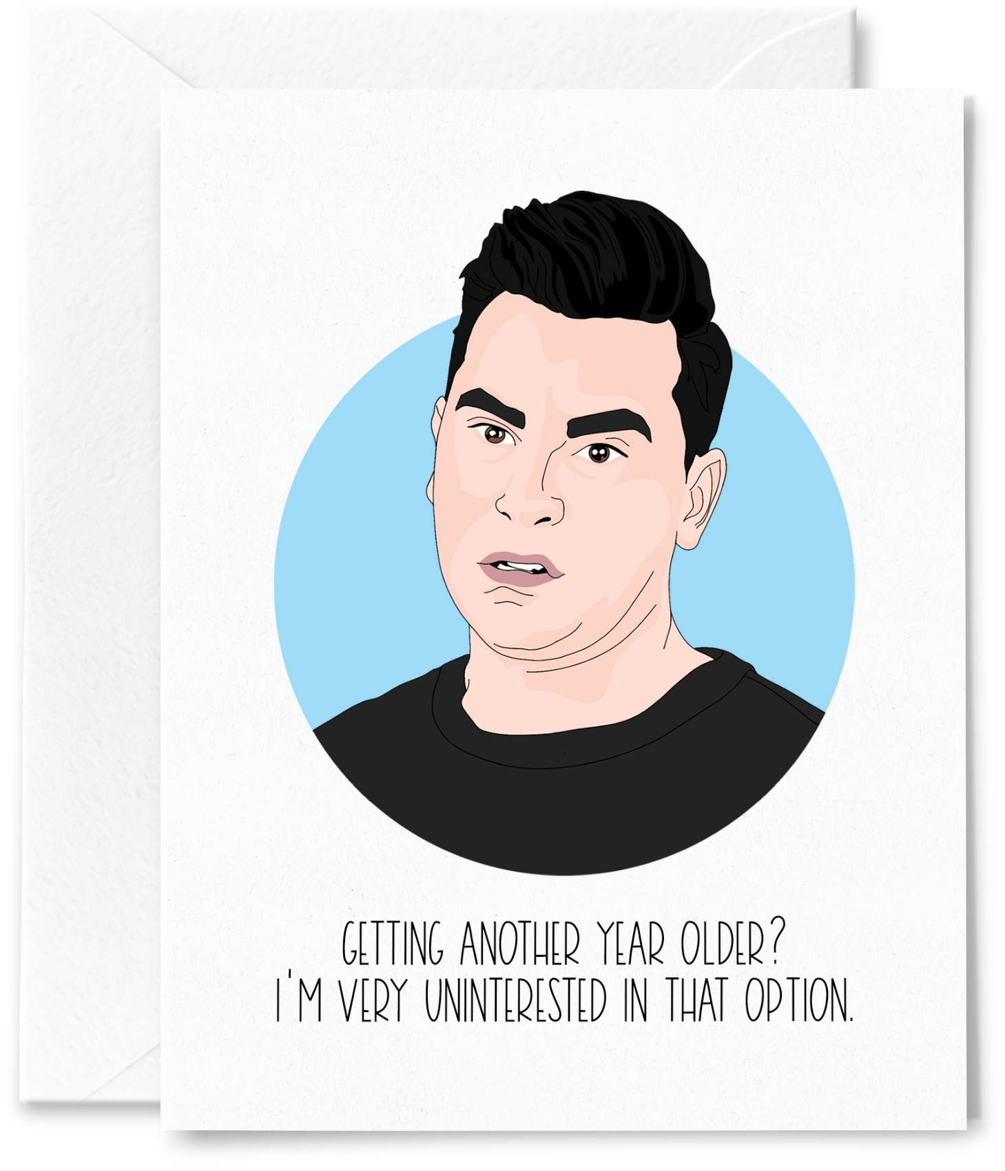 David Uninterested Birthday Card