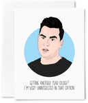 David Uninterested Birthday Card