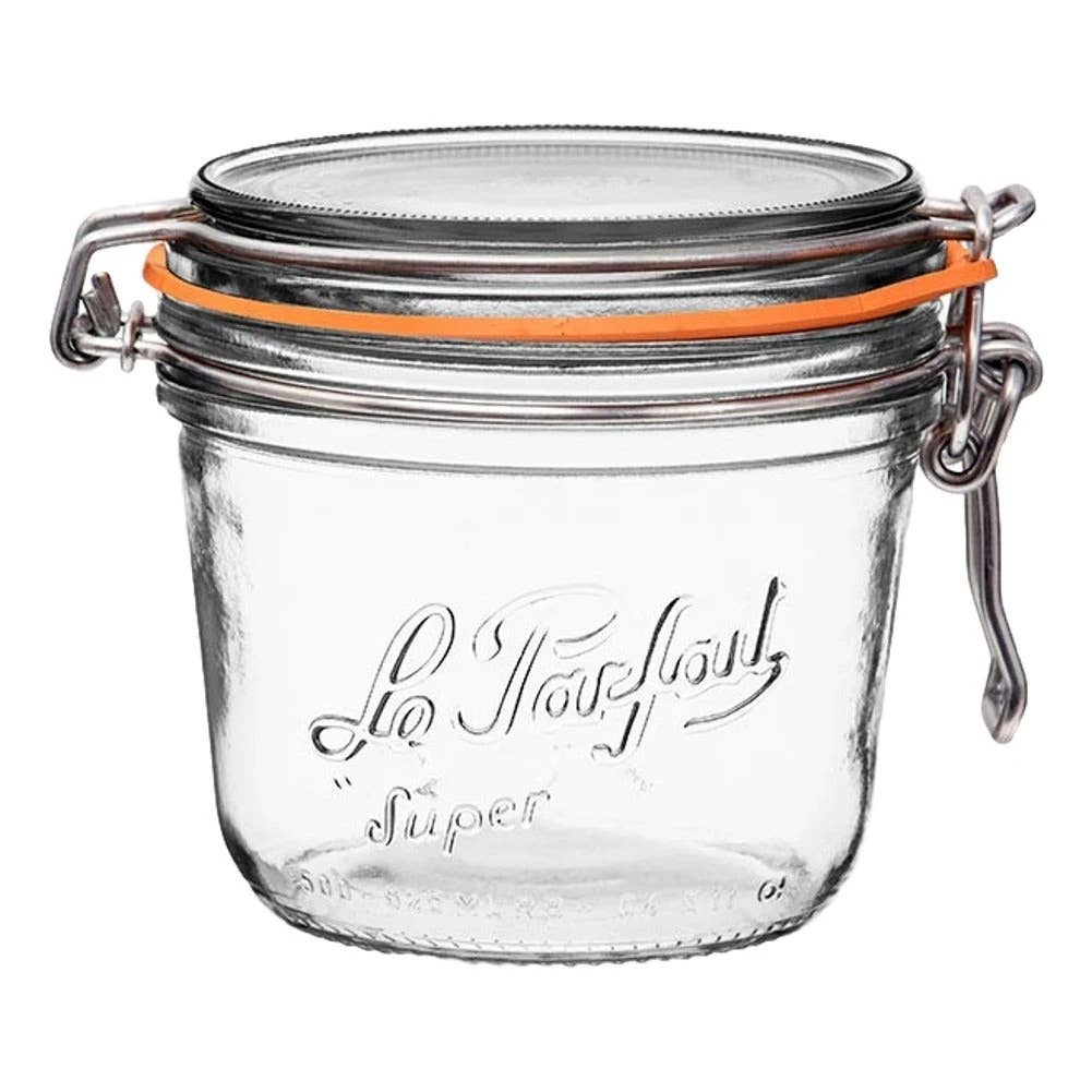 500ml French Glass Preserving Jar