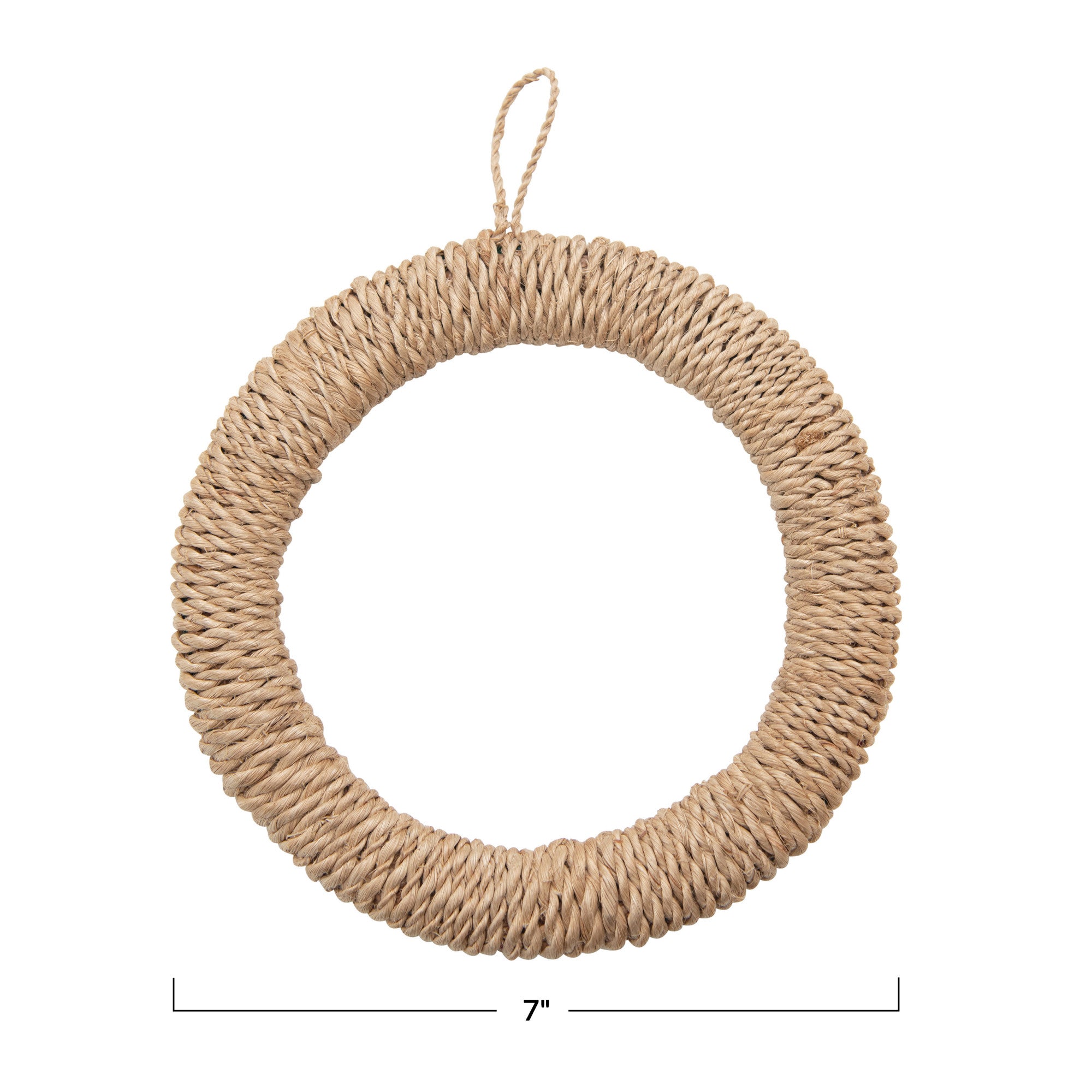 Natural Hand-Woven Abaca Rope Trivet