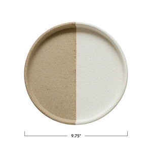 Two-Tone Stoneware Tray