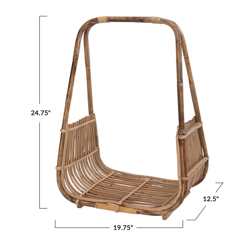 Handmade Rattan Magazine Rack