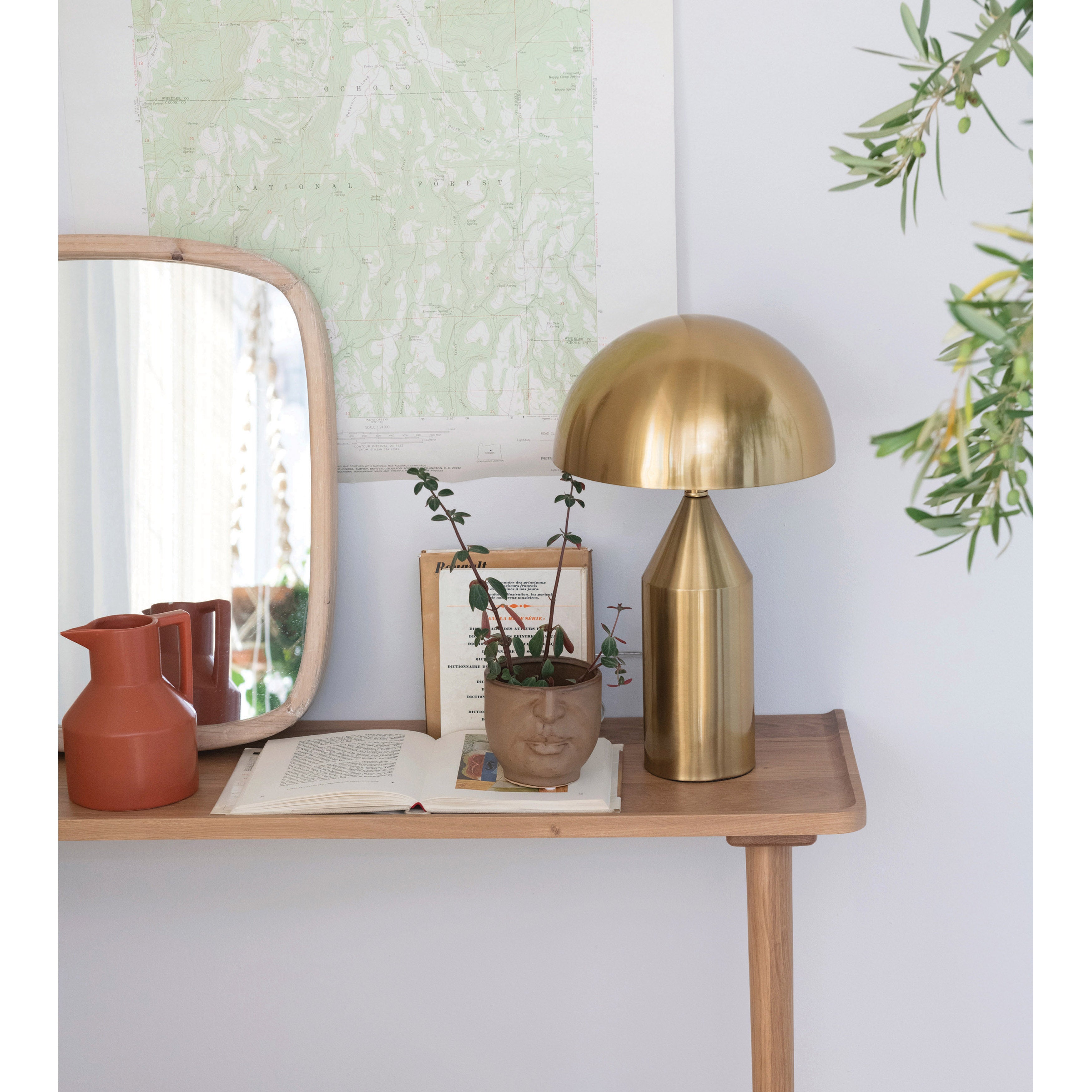 Brushed Brass Table Lamp