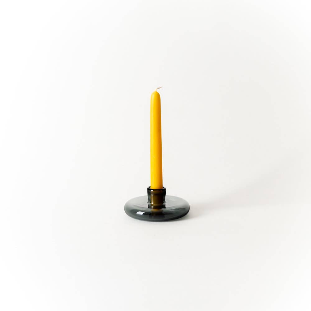 Blown Glass Candleholder