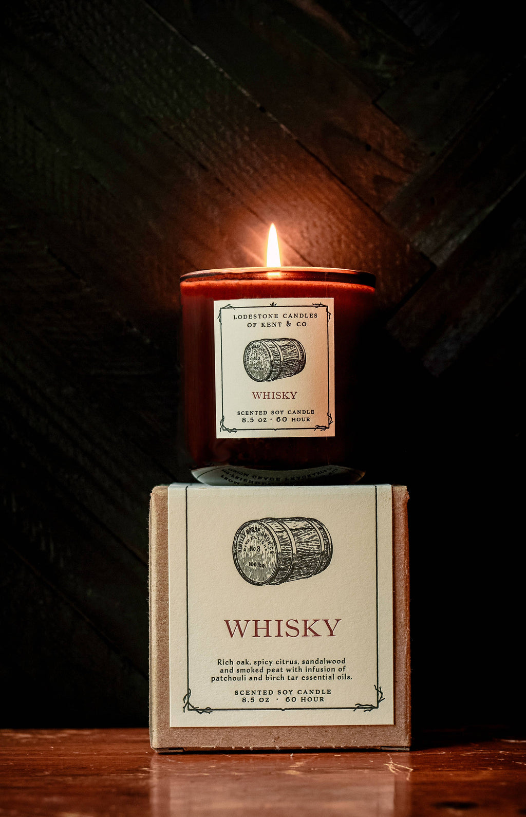 Whisky Candle